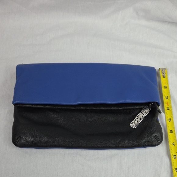 BRIGHTON NEW Blue and Black Clutch Purse NWT - Picture 11 of 13